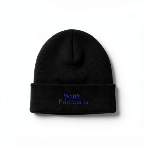 Watt's Printworks beanie